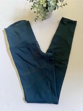 Lululemon Wunder Under Pant Hi-Rise Tech Mesh 31" Submarine Size 6